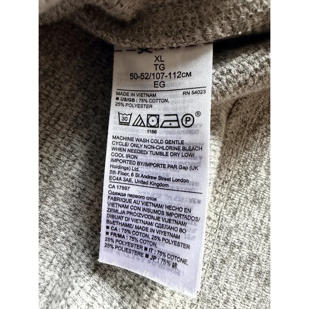Banana Republic Men's XL 1/4 Zip Hoodie Pullover Knit Performance Tech